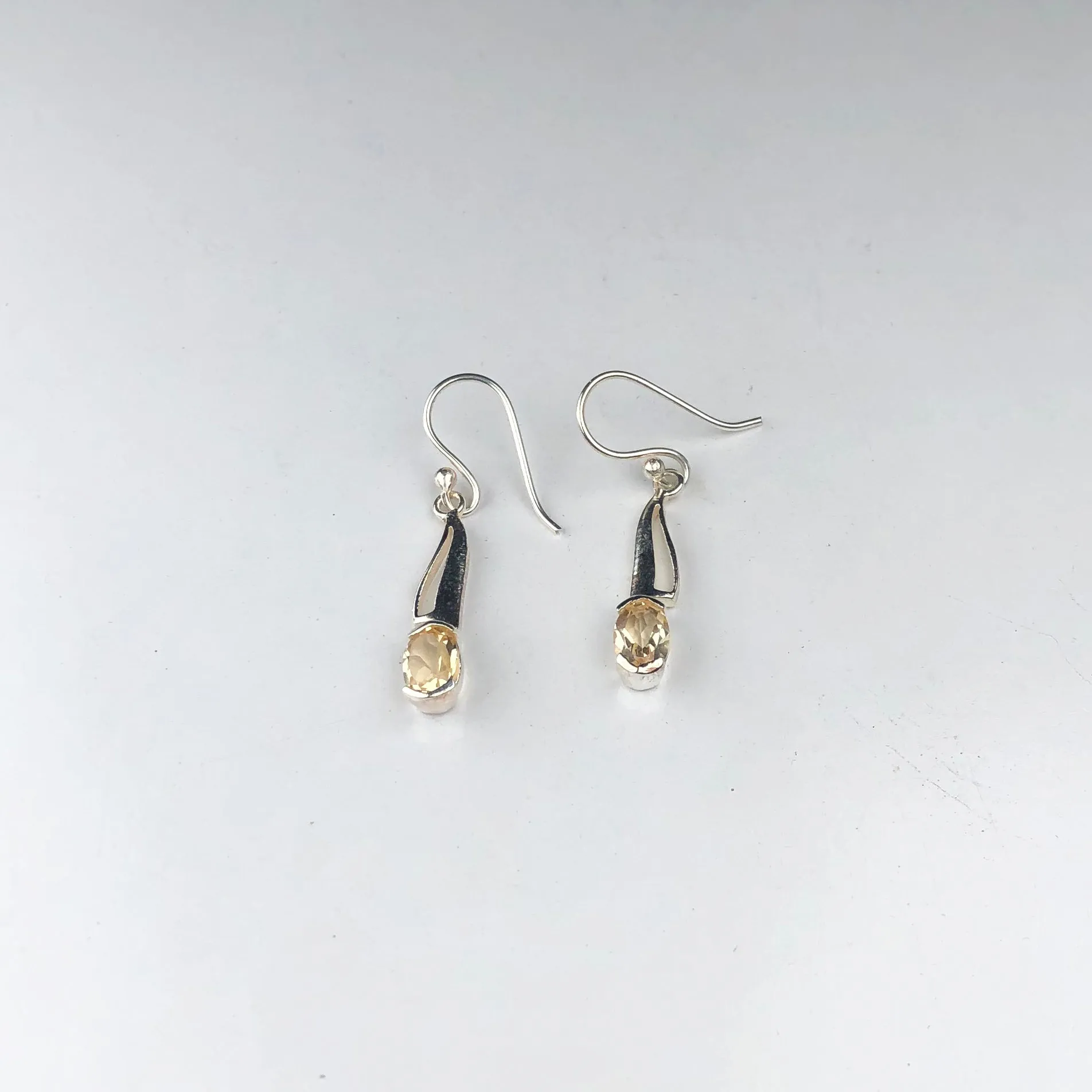 Yellow Citrine Earrings